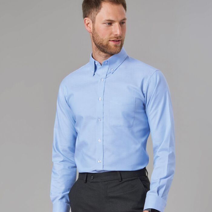 Brook Taverner Whistler Long Sleeve Oxford Shirt Thumbnail
