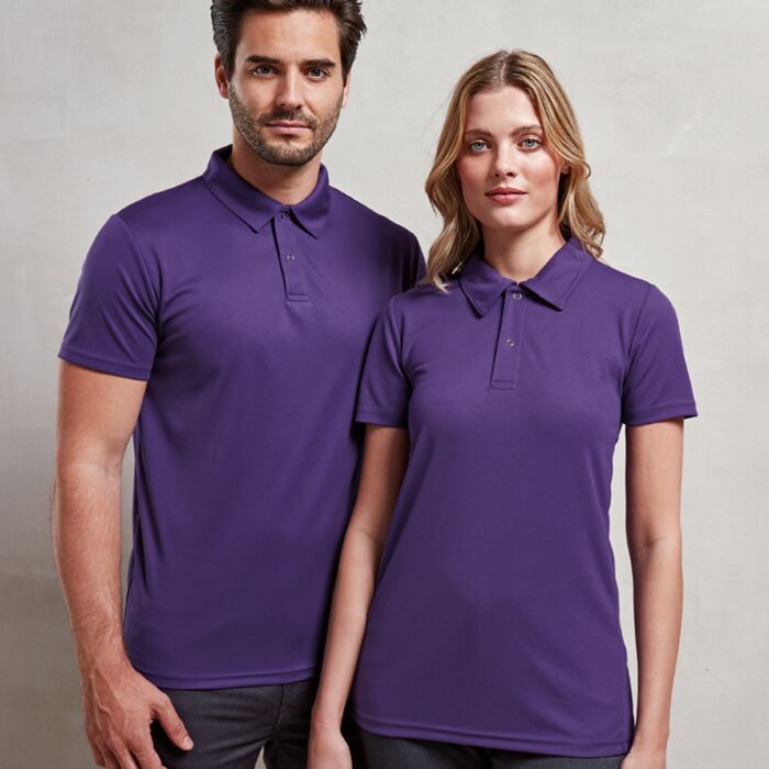 Premier Coolchecker® Stud Piqué Polo Shirt Thumbnail