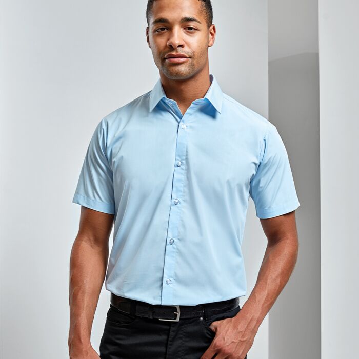Premier Supreme Short Sleeve Poplin Shirt Thumbnail