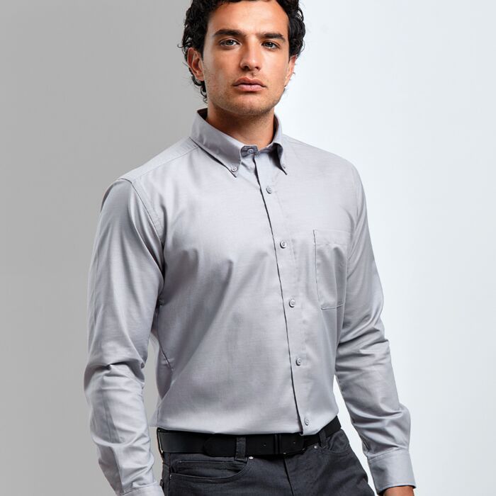 Premier Signature Long Sleeve Oxford Shirt Thumbnail