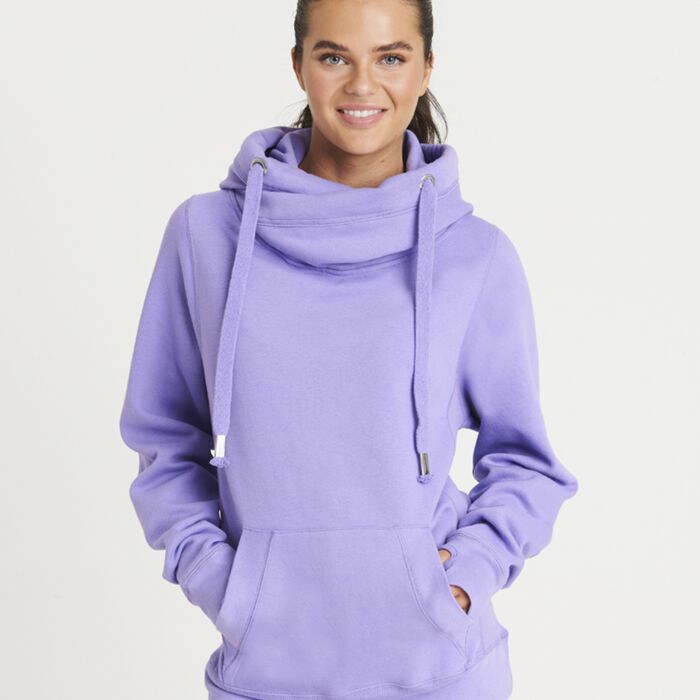 AWDis Cross Neck Hoodie Thumbnail