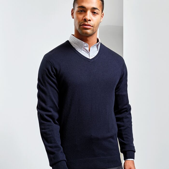 Premier Essential Acrylic V Neck Sweater Thumbnail