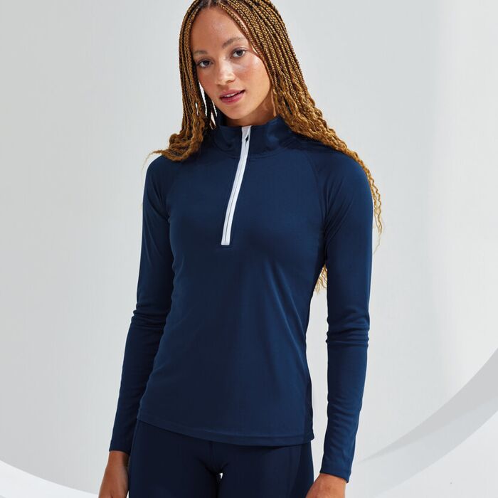 Women's TriDri® long sleeve performance ¼ zip Thumbnail