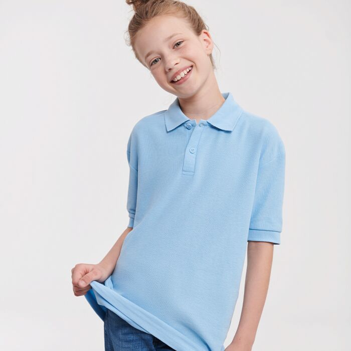 Russell Schoolgear Kids Poly/Cotton Piqué Polo Shirt Thumbnail