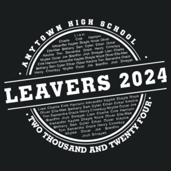 Design 1 - Leavers Sweatshirt Design