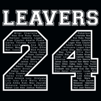 Design 2 - Ladies leavers T shirt Design