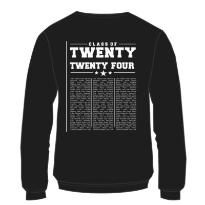 Design 11 - Ladies Leavers Sweatshirt Thumbnail