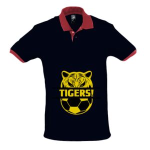 SOL'S Prince Contrast Cotton Piqué Polo Shirt Thumbnail