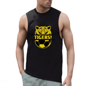 High neck slash armhole vest Thumbnail