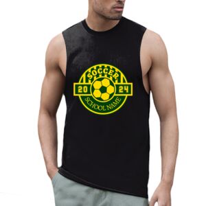 High neck slash armhole vest Thumbnail