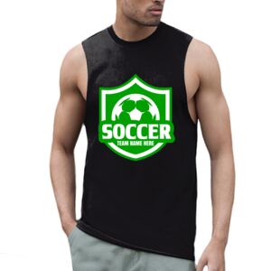 High neck slash armhole vest Thumbnail