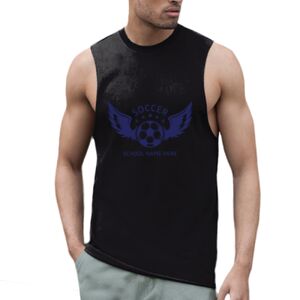 High neck slash armhole vest Thumbnail