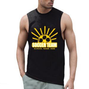 High neck slash armhole vest Thumbnail